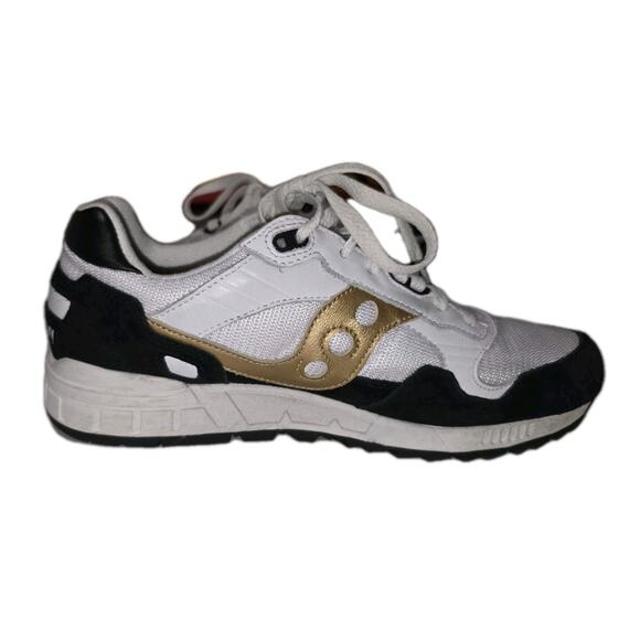 Saucony Shadow 5000 Retro Sneakers White/Gold/Black S70919-1 Men\'s Size 9.5 EUC main image 8